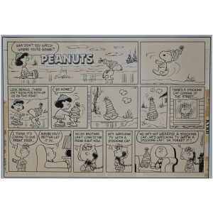 Charles Schulz - Original Peanuts Comic Strip