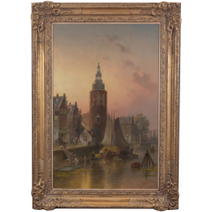Charles Leickert (1816 - 1907) Amsterdam