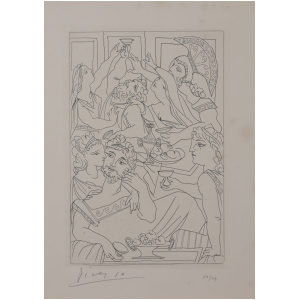 Pablo Picasso (1881 - 1973) "Le Festin"