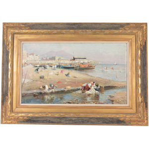 Attilio Pratella (1856-1949) Naples, Mt. Vesuvius