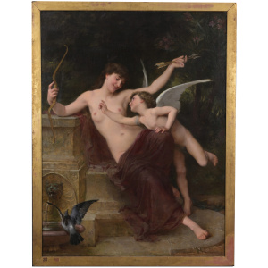 Emile Munier (1840 - 1895) Monumental Painting