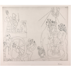 Picasso - "Retour aux Sources" No. 81. Etching