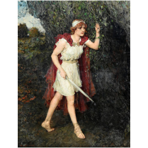 George Boughton (1833 - 1905) Exhibited Painting